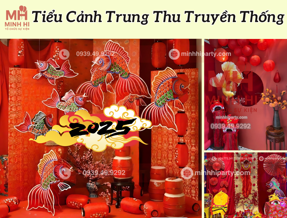 tieu canh trung thu truyen thong 06 Trang trí tiểu cảnh trung thu truyền thống