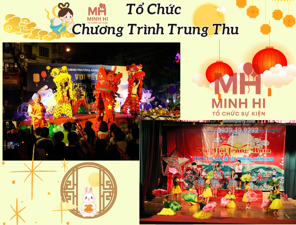 to chuc chuong trinh trung thu 013 Biểu diễn múa lân cùng hình ảnh nhóm múa thiếu nhi mở màn