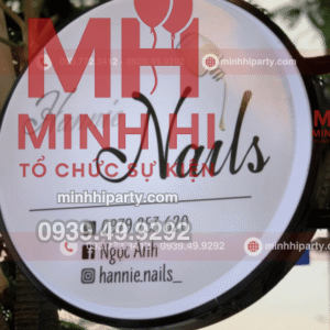 trãi nghiệp dịch vụ thi công hộp đèn quảng cáo tại Minh HI party với những công nghệ hiện đại nhất