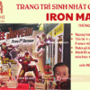 Trang trí sinh nhật chủ đề Ironman 3D với đèn LED nổi bật