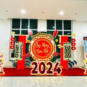 trang tri su kien tet nguyen dan Trang Trí Sự Kiện Tết Nguyên Đán Ấn Tượng – Không Gian Đậm Đà Bản Sắc Việt