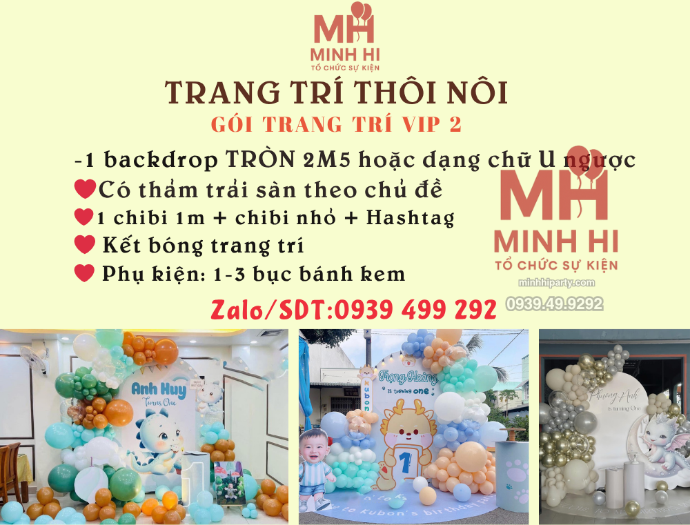 trang tri thoi noi goi vip 2 Trang trí thôi nôi bé tuổi rồng gói Vip 2