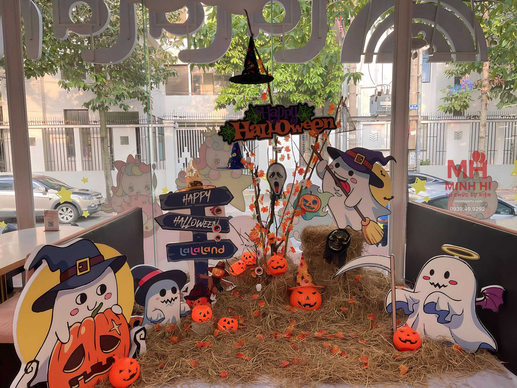 Trang trí Halloween chuyên nghiệp tại sự kiện Minh Hi Party