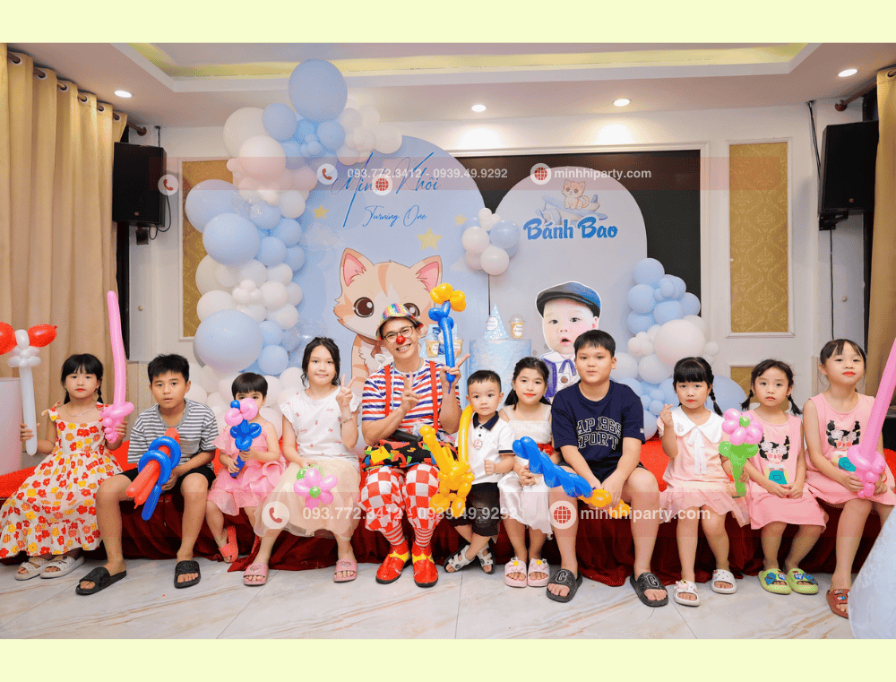 Chụp ảnh cho sự kiện sinh nhật bé tại nhà
