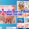 phụ kiện sinh nhật do Minh Hi party cung cấp đa dạng