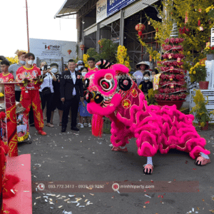 Múa lân Mai Hoa Thung chuyên nghiệp tại Minh Hi Party