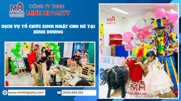 Tổ chức sinh nhật cho bé tại Bình Dương