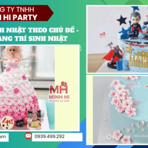 mẫu bánh kem sinh nhật theo chủ đề được thiết kế riêng theo yêu cầu