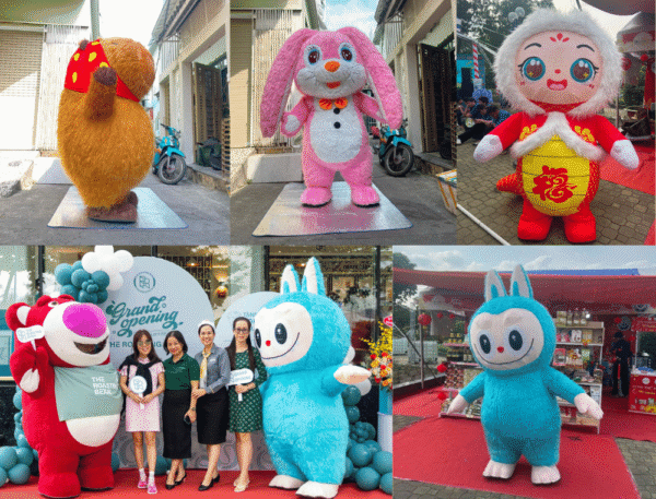 Dịch vụ cho thuê mascot tại Minh Hi đa dạng mẫu mã
