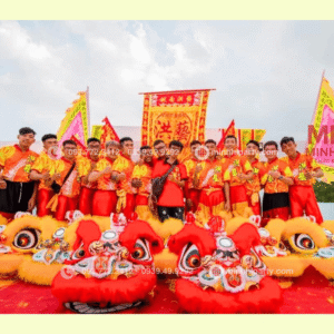 Nhân sự múa lân chuyên nghiệp tại Minh Hi Party
