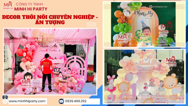 Decor thôi nôi cho bé chuyên nghiệp và ấn tượng