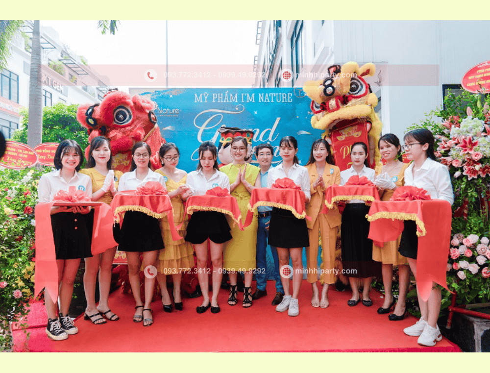 Dịch vụ cho thuê mc khai trương và hạng mục cắt băng khánh thành