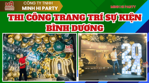 Dịch vụ trang trí sự kiện trọn gói tại Bình Dương