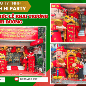 Dich vụ tổ chức lễ khai trương trọn gói cho khu vực TPHCM
