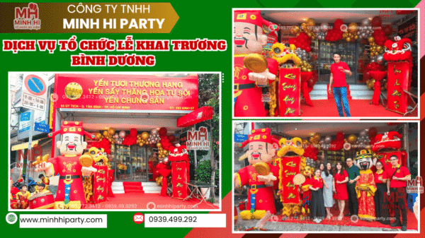 Dich vụ tổ chức lễ khai trương trọn gói cho khu vực TPHCM