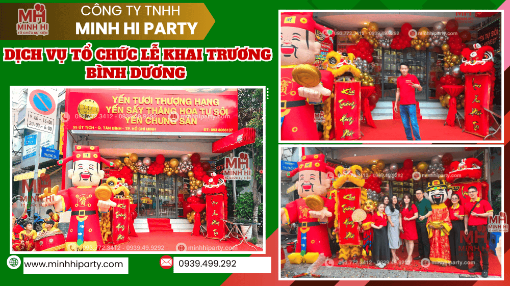 dich vu to chuc le khai truong tron goi binh duong Dich vụ tổ chức lễ khai trương trọn gói cho khu vực TPHCM