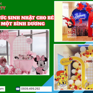 Dịch vụ tổ chức sinh nhật cho bé tại Bình Dương do Minh Hi Party cung cấp