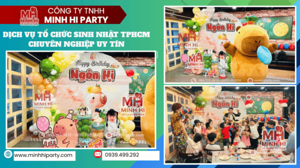 Minh Hi cung cấp dịch vụ tổ chức tiệc sinh nhật trọn gói