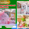 Dịch vụ trang trí sinh nhật cho bé với phông nền mới nhất 2025