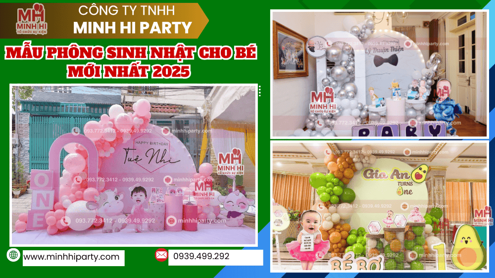 dich vu trang tri phong nen sinh nhat cho be Dịch vụ trang trí sinh nhật cho bé với phông nền mới nhất 2025