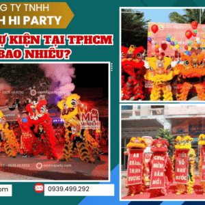 giá múa lân sự kiện tại TPHCM do Minh hI Party cung cấp