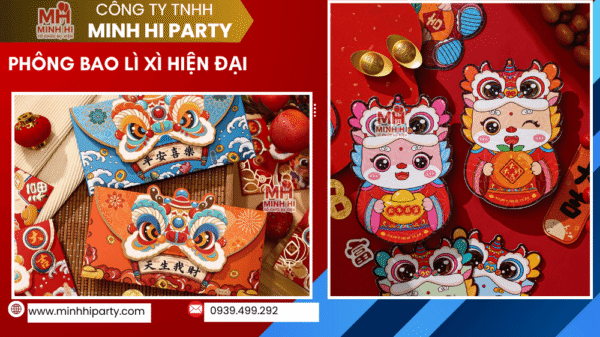 Mẫu phông bao lì xì hiện đại