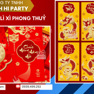 Mẫu bao lì xì phong thuỷ