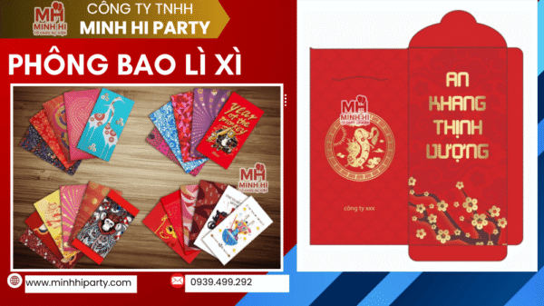 Thiết kế phông bao lì xì