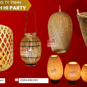 Lồng đèn tre, giỏ tre giá rẻ