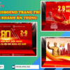 Mẫu background trang trí 2/9 ấn tượng tại Minh Hi Party