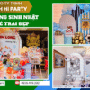 Một mẫu phông sinh nhật bé trai đơn giản, nổi bật.