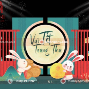 Góc tiểu cảnh trung thu xịn xò phù hợp với văn phòng công ty