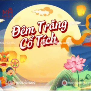 Dịch vụ trang trí backdrop trung thu do Minh Hi Party cung cấp