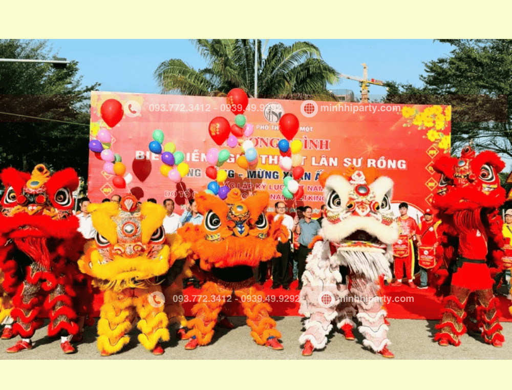 mua lan cho su kien 29 Dịch vụ múa lân cho sự kiện 2/9 do Minh Hi Party cung cấp