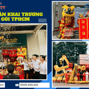Múa lân khai trương trọn gói tại Minh Hi Party giá tiết nhất TPHCM