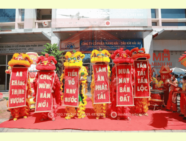 múa lân khai trương gói cao cấp