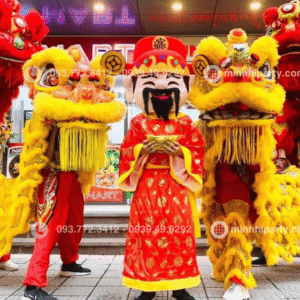 Múa lân cho sự kiện tết nguyên đán