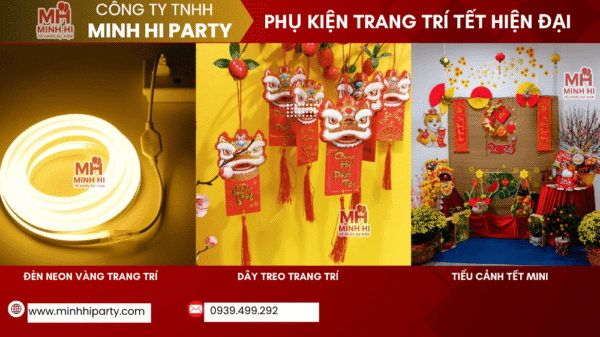 Phụ kiện trang trí tết hiệm đại giá rẻ