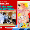 Minh Hi Party cung cấp dịch vụ trang trí sân khấu kèm thiết kế ấn tượng