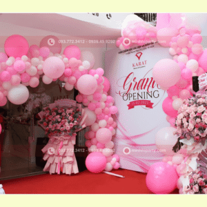 Dịch vụ trang trí khai trương trọn gói của Minh Hi Party
