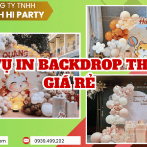 Dịch vụ in backdrop thôi nôi giá rẻ tại TPHCM
