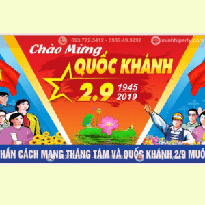 Mẫu trang trí background 2/9 theo phong cách truyền thống