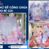 Trang trí chủ đề công chúa cho bé gái trọn gói tại Minh Hi Party