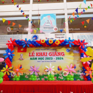 Trang trí sân khấu cho lễ khai giảng trọn gói tại TPHCM