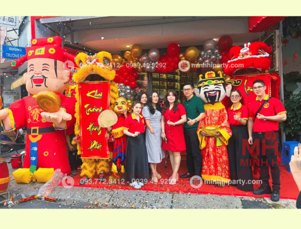 Múa lân khai trương trọn gói cho cửa hàng
