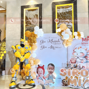 Dịch vụ trang trí thôi nôi trọn gói tại Minh Hi Party
