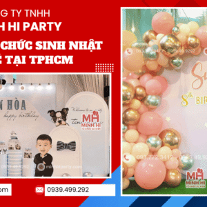 cách tổ chức sinh nhật bé tại TPHCM do Minh Hi Party chia sẽ