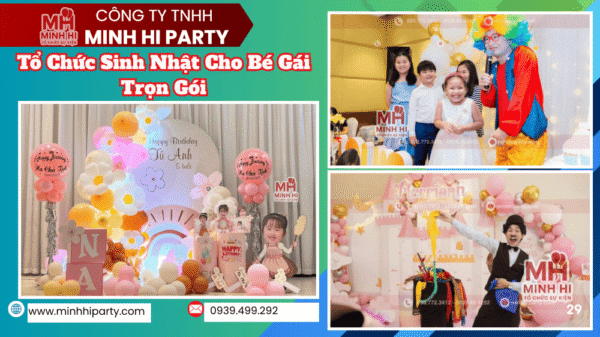Tổ chức sinh nhật trọn gói cho bé gái ở Đồng Nai