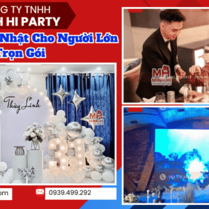 Tổ chức sinh nhật cho người lớn trọn gói tại Đông Nai