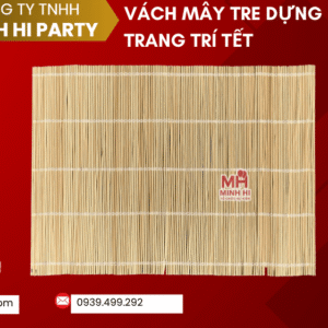 Mây tre làm nhà tranh trang trí tết